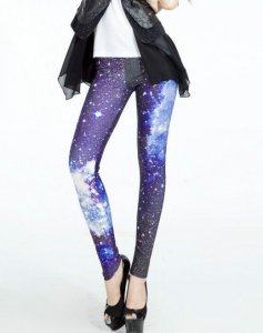 Blue Universe Leggings
