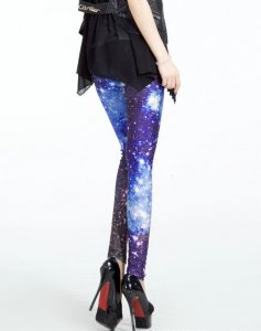 Blue Universe Leggings