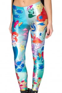 Mermaid Cartoon Leggings