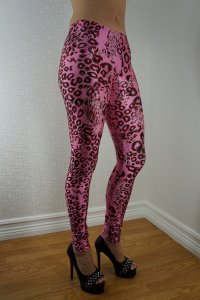 Pink Leopard Leggings