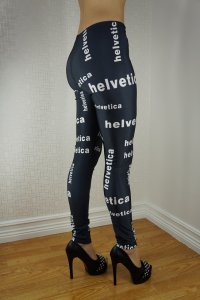 Helvetica Leggings