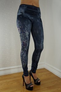 Tattoo art Jeans Print Leggings