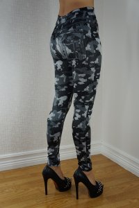 Black Camouflage Leggings