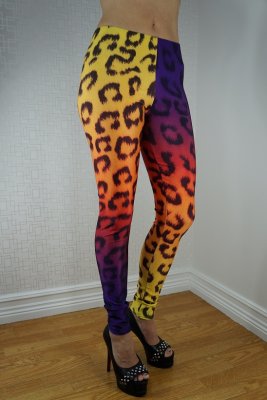 Color Leopard Leggings