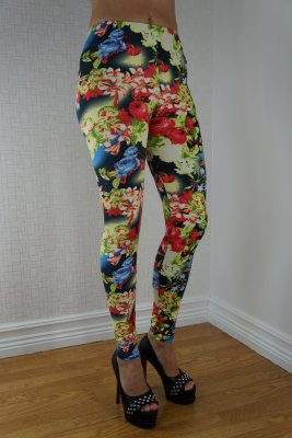 Colorful Rose Leggings