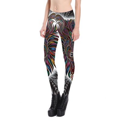 Colors 3D Abstract Leggings